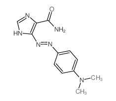 1H-Imidazole-4-carboxamide, 5-[2-[4-(dimethylamino)phenyl]diazenyl]- structure