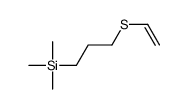 3-(Trimethylsilyl)propyl(vinyl) sulfide Structure