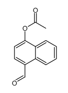 (4-formylnaphthalen-1-yl) acetate结构式