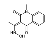 3-[1-(hydroxyamino)ethylidene]-1-methylquinoline-2,4-dione Structure