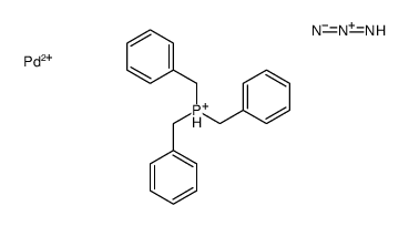 diazonioazanide,palladium(2+),tribenzylphosphanium结构式