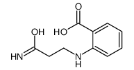 Anthranilicacid,N-(2-carbamoylethyl)-(5CI) structure