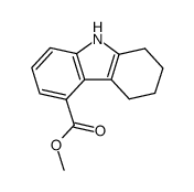 methyl 2,3,4,9-tetrahydro-1H-carbazole-5-carboxylate structure