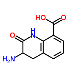 3-Amino-2-oxo-1,2,3,4-tetrahydroquinoline-8-carboxylic acid结构式