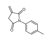 3-methylidene-1-(4-methylphenyl)pyrrolidine-2,5-dione Structure