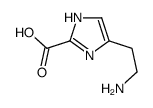 (9ci)-4-(2-氨基乙基)-1H-咪唑-2-羧酸结构式