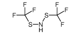trifluoro-(trifluoromethylsulfanylamino)sulfanylmethane Structure