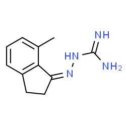 Hydrazinecarboximidamide, 2-(2,3-dihydro-7-methyl-1H-inden-1-ylidene)- (9CI) Structure