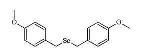 1-methoxy-4-[(4-methoxyphenyl)methylselanylmethyl]benzene Structure