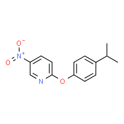 2-(4-Isopropyl-phenoxy)-5-nitro-pyridine structure