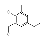 5-ethyl-2-hydroxy-3-methyl-benzaldehyde结构式