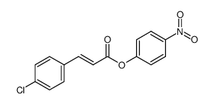 4-nitrophenyl 3-(4-chlorophenyl)acrylate Structure