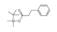 tert-Butyl(dimethyl)silyl 3-phenylpropanoate结构式