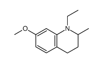 1-ethyl-7-methoxy-2-methyl-1,2,3,4-tetrahydroquinoline Structure