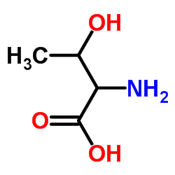 DL-苏氨酸结构式