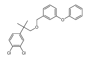 1,2-dichloro-4-[2-methyl-1-[(3-phenoxyphenyl)methoxy]propan-2-yl]benzene Structure