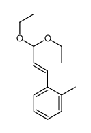 Benzene, 1-(3,3-diethoxy-1-propenyl)-2-methyl- (9CI)结构式