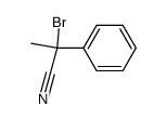 2-bromo-2-phenylpropionitrile Structure