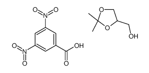 (2,2-dimethyl-1,3-dioxolan-4-yl)methanol,3,5-dinitrobenzoic acid Structure