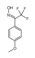 N-[2,2,2-trifluoro-1-(4-methoxyphenyl)ethylidene]hydroxylamine Structure