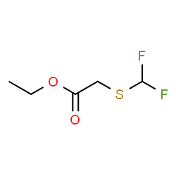 ETHYL 2-(DIFLUOROMETHYLTHIO)ACETATE structure