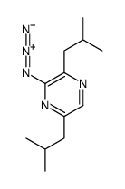 3-azido-2,5-bis(2-methylpropyl)pyrazine结构式