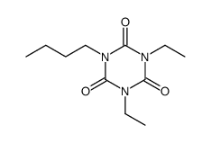 1-butyl-3,5-diethyl-1,3,5-triazinane-2,4,6-trione结构式