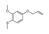 4-(allyloxy)-2-methoxy-1-(methylsulfanyl) benzene结构式