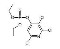 Phosphorothioic acid, O,O-diethyl O-(2,3,6-trichloro-4-pyridinyl) ester structure