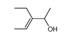(E)-3-ethyl-3-penten-2-ol结构式
