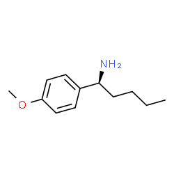 (1S)-1-(4-METHOXYPHENYL)PENTYLAMINE Structure