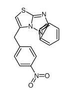 6-[(4-nitrophenyl)methyl]-2-phenyl-[1,3]thiazolo[3,2-b][1,2,4]triazole结构式