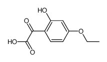 (4-ethoxy-2-hydroxy-phenyl)-glyoxylic acid Structure