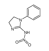 nitro-(1-phenyl-4,5-dihydro-1H-imidazol-2-yl)-amine Structure