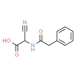 Acetic acid,cyano[(phenylacetyl)amino]- (9CI)结构式