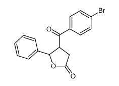 4-(4-bromo-benzoyl)-5-phenyl-dihydro-furan-2-one Structure