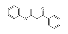 β-methylene-β-phenylthio ketone结构式