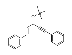 (2E)-[[3-phenyl-1-(phenylethynyl)-2-propenyl]oxy]-trimethylsilane Structure