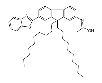 N-[7-(1,3-benzothiazol-2-yl)-9,9-didecylfluoren-2-yl]acetamide Structure