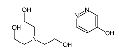 2-[bis(2-hydroxyethyl)amino]ethanol,1H-pyridazin-4-one Structure