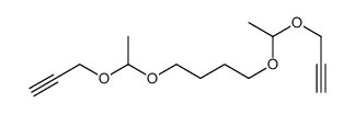 1,4-bis(1-prop-2-ynoxyethoxy)butane Structure