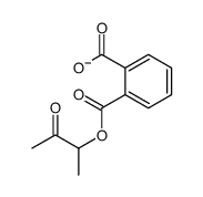 2-(3-oxobutan-2-yloxycarbonyl)benzoate结构式