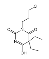 1-(3-chloropropyl)-5,5-diethyl-1,3-diazinane-2,4,6-trione Structure
