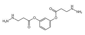 3,3'-[1,3-phenylenebis(oxy)]dipropionodihydrazide structure