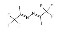 2,5-di-iodo-1,1,1,6,6,6-hexafluoro-3,4-diazahexa-2,4-diene结构式