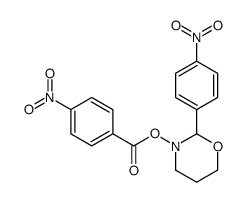 [2-(4-nitrophenyl)-1,3-oxazinan-3-yl] 4-nitrobenzoate Structure