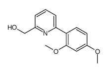 [6-(2,4-Dimethoxyphenyl)-2-pyridyl]Methanol Structure