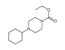 ethyl 4-cyclohexylpiperazine-1-carboxylate结构式