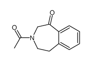 3-acetyl-2,4-dihydro-1H-3-benzazepin-5-one Structure