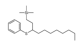 trimethyl(3-phenylsulfanylundecyl)silane Structure